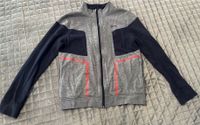 Hugo Boss Sweatshirtjacke, 14-S, grau/dunkelblau, roteAkzente! Berlin - Wilmersdorf Vorschau