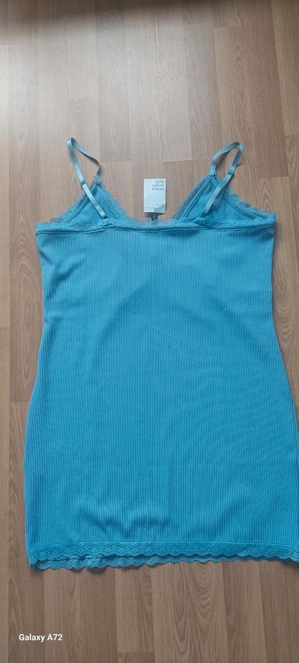 Kleid hellblau H&M XL mit Spitze Stretch in Hamburg