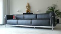 Cassina Le Corbusier LC3 3-Sitzer Leder schwarz Chrom, Top! Berlin - Charlottenburg Vorschau