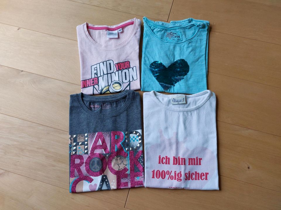 Mädchen T-Shirts Gr. 140 in Ober-Ramstadt