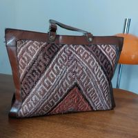 Vintage Kelim Leder Weekender Kilim Bag Reisetasche Boho Tasche Bielefeld - Bielefeld (Innenstadt) Vorschau