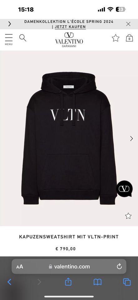 Valentino Hoddie in Berlin