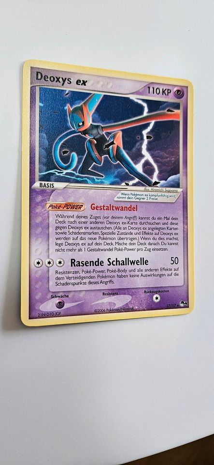 Deoxys ex 17/17, ungraded in Bad Köstritz  