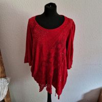 Shirt Langarmshirt Tredy Rot Strass Spitze 40 Baden-Württemberg - Mudau Vorschau