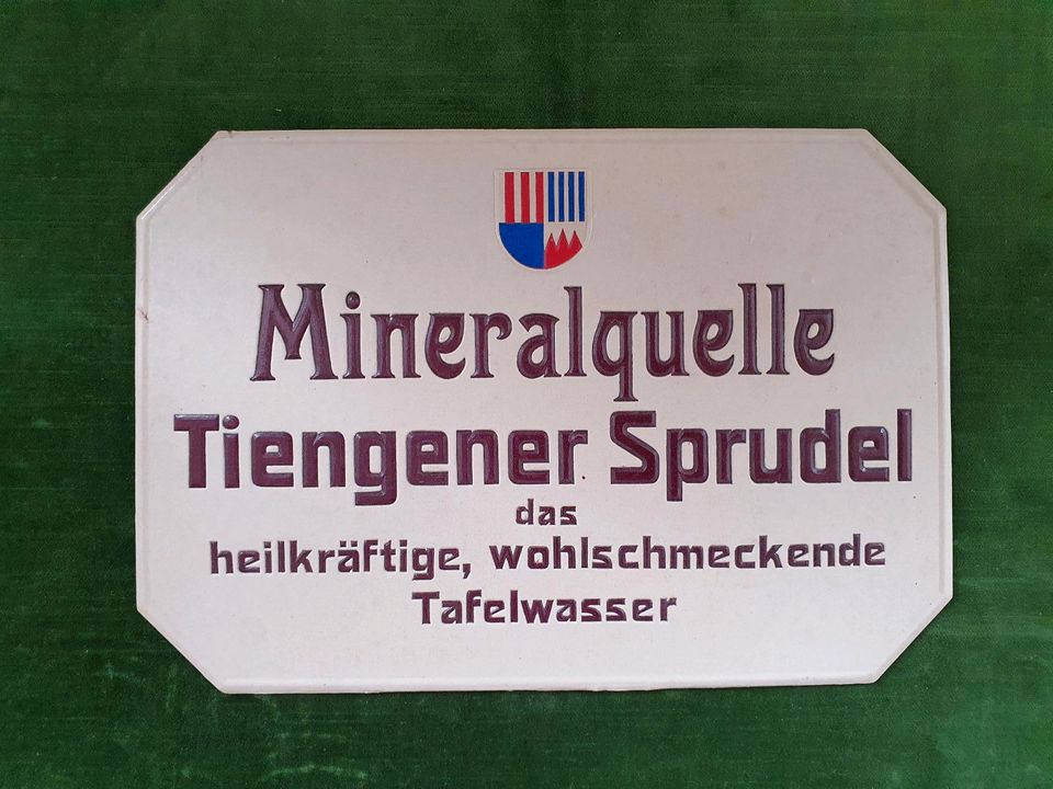 Werbeschild Tiengen,  heute Waldshut-Tiengen in Waldshut-Tiengen