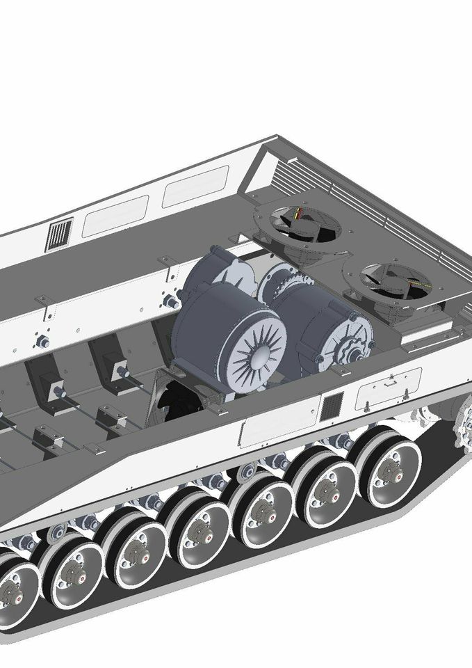 Modellbau / Pionierpanzer Kodiak 3D-Modell im Maßstab 1/8 in Roggenburg