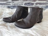♥ RIEKER STIEFELETTE CHELSEA GR.40 SCHWARZ LEO ANIMAL SCHWA! Nordrhein-Westfalen - Brilon Vorschau