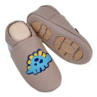 Stegosaurus beige Gr.33/34 Lederpuschen Krabbelschuhe Hausschuhe Bayern - Zirndorf Vorschau