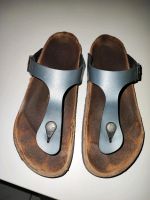 ❗❗Birkenstock Gizeh Hausschuhe Birkis silber Gr. 39❗❗ Nordrhein-Westfalen - Meerbusch Vorschau