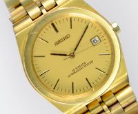 Seiko Quarz 5M22-8A10 AGS Edelstahl vergoldet 36mm Unisex vintage Nordrhein-Westfalen - Erkrath Vorschau