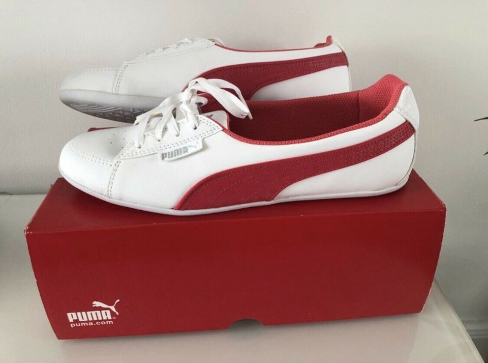 Neu PUMA Myndy Ballerinas Sportschuhe Schuhe Slipper Wei Pink 39
