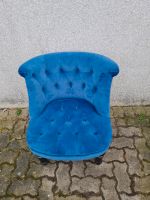 Chesterfield Design Sessel blau Samt Herzogtum Lauenburg - Wentorf Vorschau