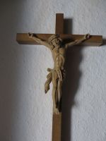 Jesus Christus Kreuz Kruzifix Statue Hessen - Battenberg Vorschau