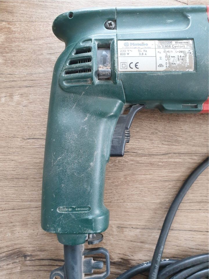 Metabo Schlagbohrer mit Systemkoffer Sb E 808 Contact in Regensburg