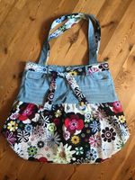 Upcycled Jeans Shopper  *Einzelstück* Bayern - Egglham Vorschau