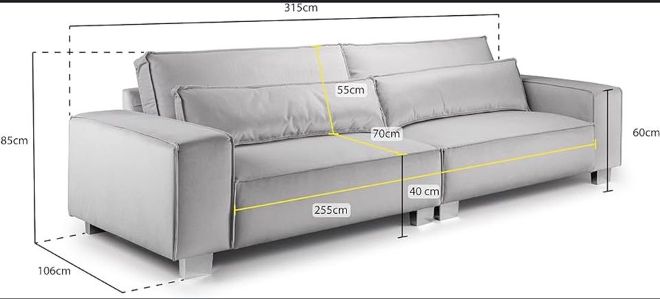 Sofa 4 Sitzer Sessel in Hannover