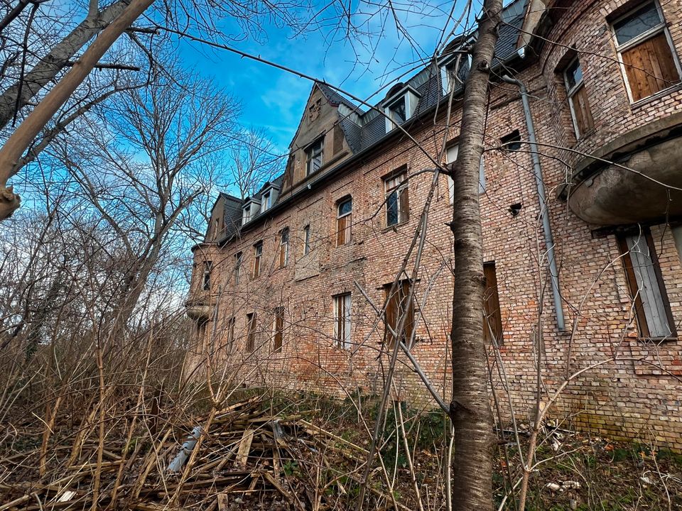 Schloss Köchstedt mit großem Grundstück u. mögl. Erw. durch Anbau in Zscherben
