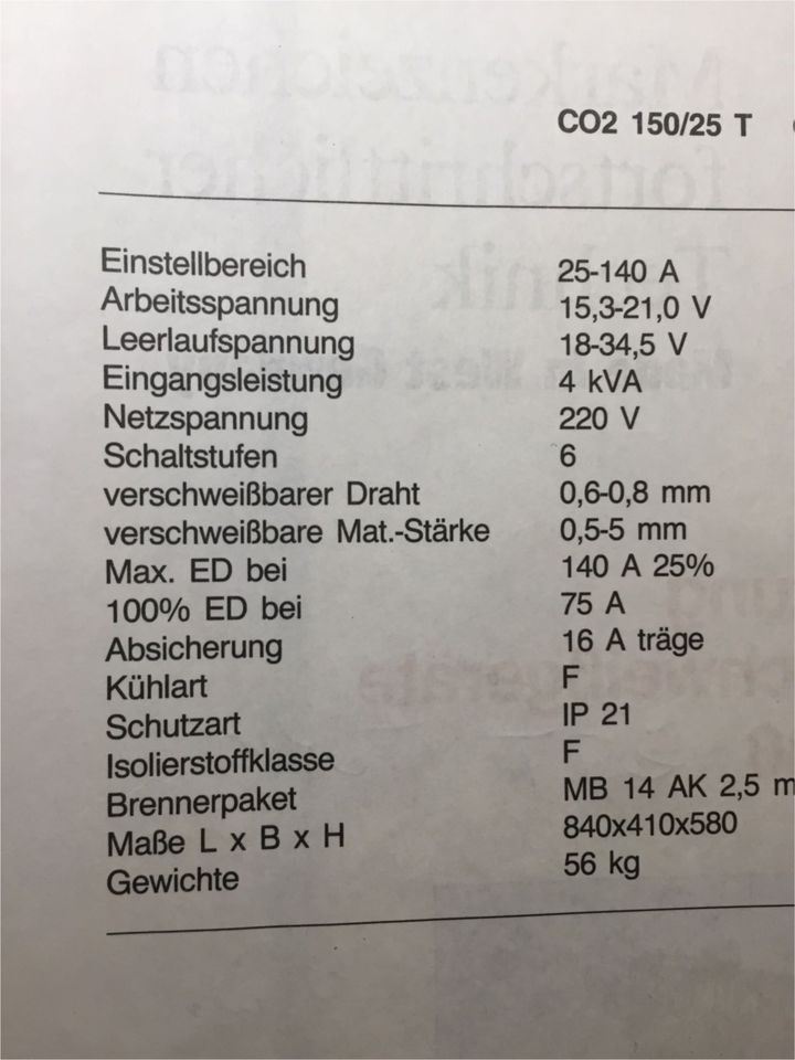 Schweißgerät Schutzgas Schutzgasschweißgerät mieten leihen Vermie in Rendsburg