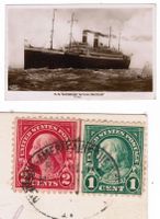 Briefmarke, stamp, George Washington 2 Cent auf AK Baden-Württemberg - Heidelberg Vorschau