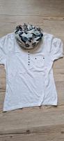 Damen T-Shirt 40/L  mit Tuch neu Multiblu weiß Sommer Shirt Top Nordrhein-Westfalen - Porta Westfalica Vorschau