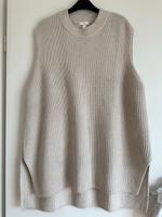 H&m langer Pullunder creme beige xl strick Hessen - Bad Camberg Vorschau