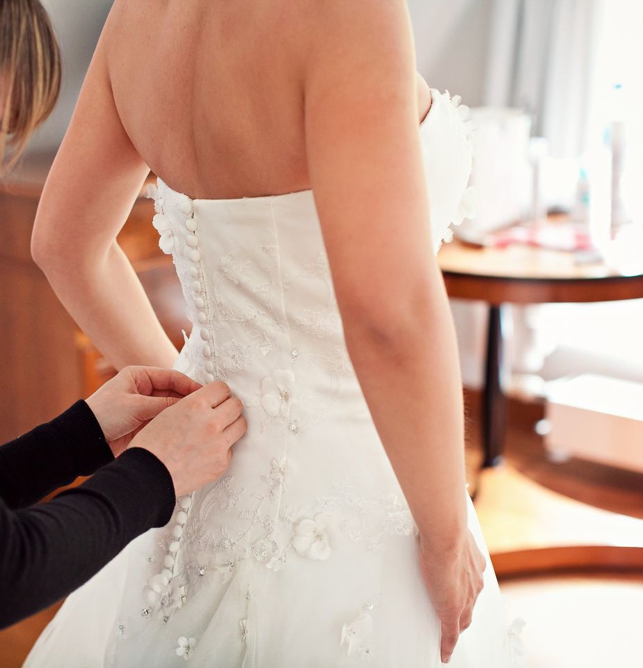 Brautkleid Hochzeitskleid Justin Alexander Sweetheart, 36 A-Linie in Düsseldorf