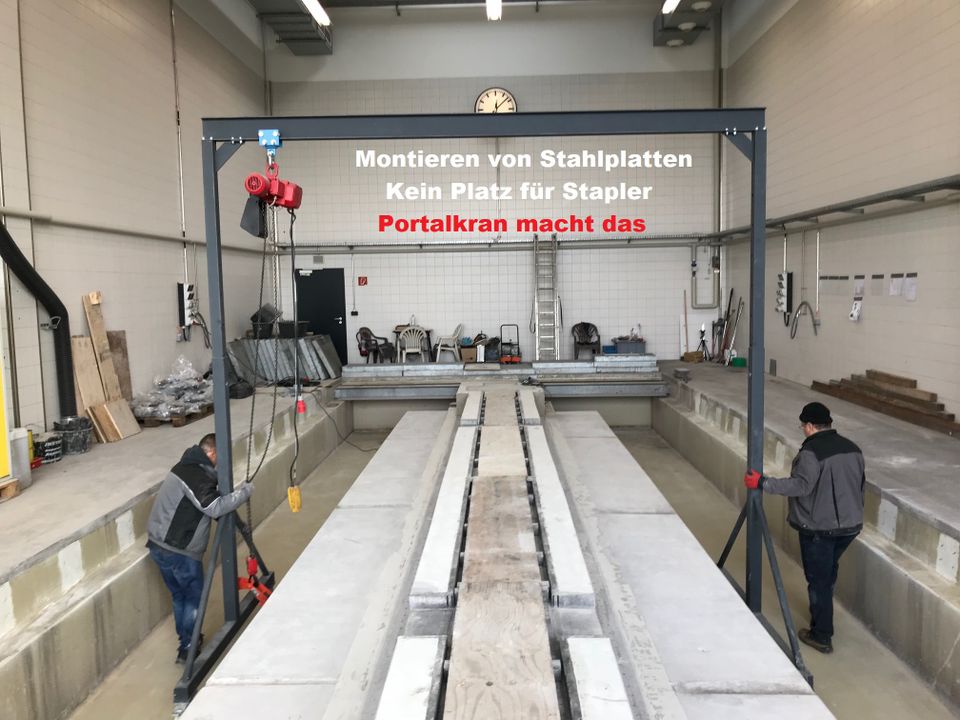 ! ! ! NEU ! ! !  Portalkran Vermietung ! Kran Mobil Zerlegbar in Bad Marienberg