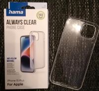 Hama always clear phone case, iPhone 15 Plus, NP  15,99 €, NEU! Niedersachsen - Hardegsen Vorschau