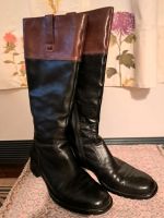 Hochwertige Leder Stiefel Marke ECCO Gr. 39  in Schwarz/Braun Thüringen - Altenburg Vorschau