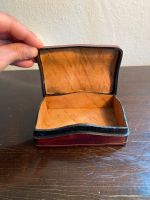 Alte Leder Schmuck Schatulle Box Calf Leather Made in Italy Bayern - Augsburg Vorschau