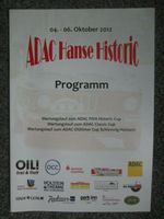 ADAC Hanse Historic 2012 Oldtimer-Rallye Programmheft Niedersachsen - Ilsede Vorschau