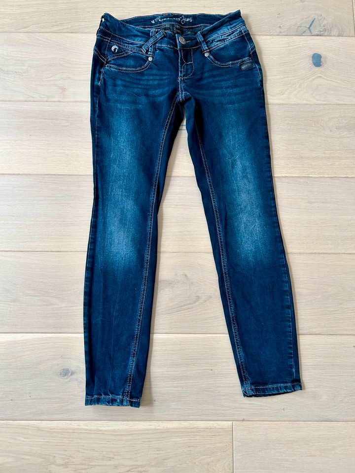 Gang Jeans Nena Skinny Damen used Look blau Größe 26 XS in Lehre