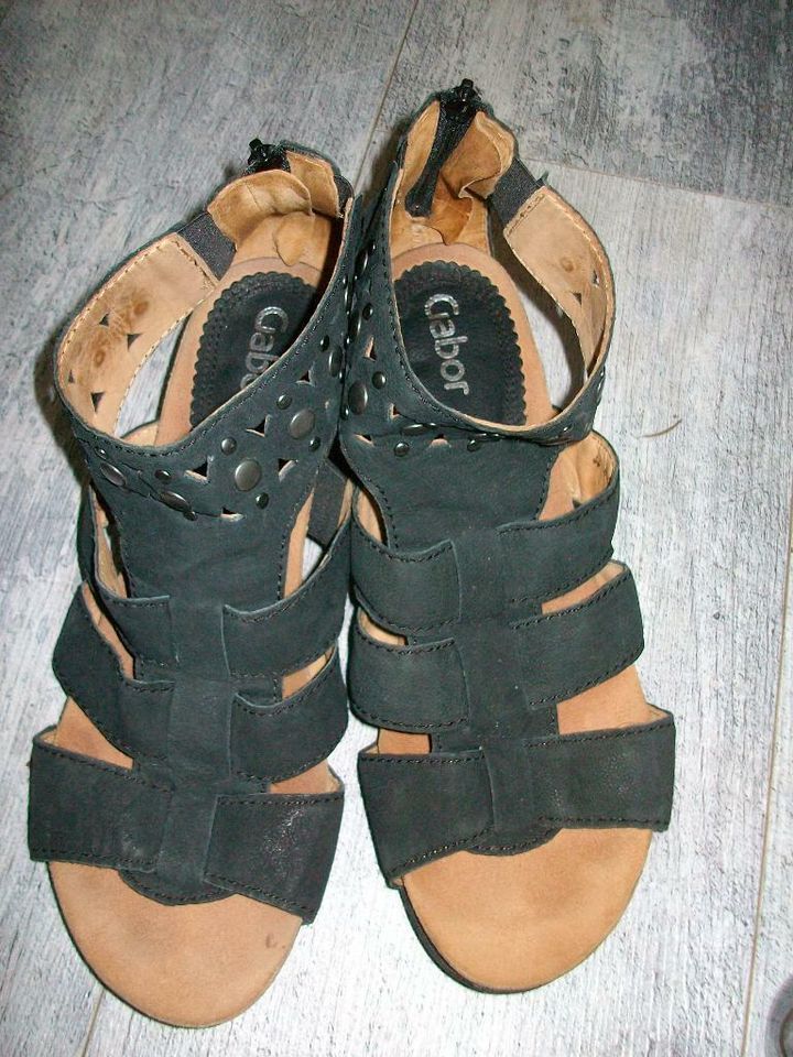 Sandale Sandalette Gr. 40 ** GABOR ** SEHR GUT ERHALTEN ** Schick in Solingen