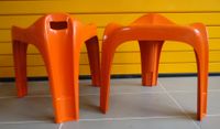 2x Casalino Hocker orange, Alexander Begge Design, Casala, Panton Hessen - Fernwald Vorschau