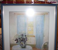 Druck Gemälde, Zimmer-Bild, Fenster Blumenvase 66,5 x 58,5 Niedersachsen - Bruchhausen-Vilsen Vorschau