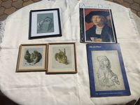 3 Kunstdrucke Dürer Feldhase Eichhörnchen Handstudie mit Bibel Dresden - Mickten Vorschau