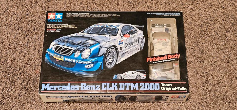 Tamiya MB CLK DTM 2000 1:24 Bausatz finished Body 24263-4400 Slot in Rastede