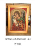Gesticktes Engels Bild mit Rahmen Aachen - Aachen-Brand Vorschau