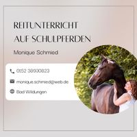 Reitunterricht / Springunterricht auf Schulpferden Hessen - Bad Wildungen Vorschau