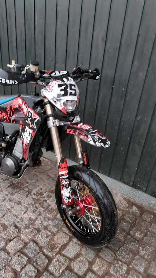 Husqvarna SMR570 offene Leistung eingetr.Supermoto TE 610 510 450 in Jettingen-Scheppach