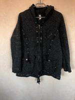 Tredy Jacke Gr 42 Wolljacke Filz wolle mit Kapuze Düsseldorf - Friedrichstadt Vorschau
