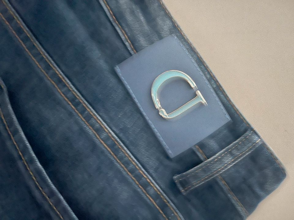 Cambio Jeans Culotte Wide Leg Fit blau Gr. 36 S in Abensberg
