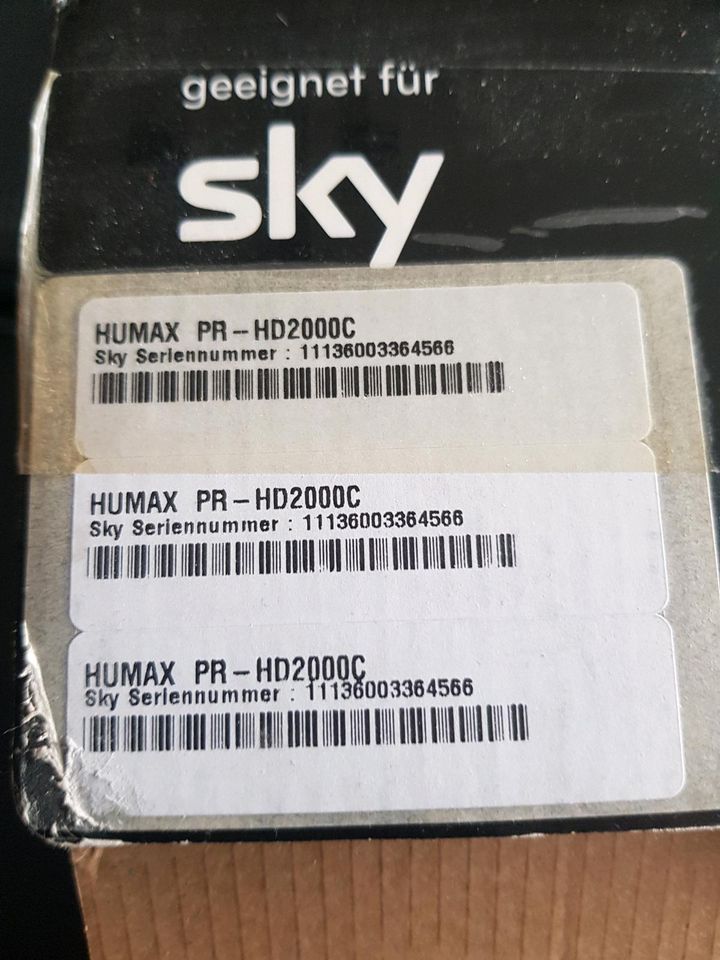 Sky Kabel Reciver PR-HD 2000C mit Zubehör in Meppen