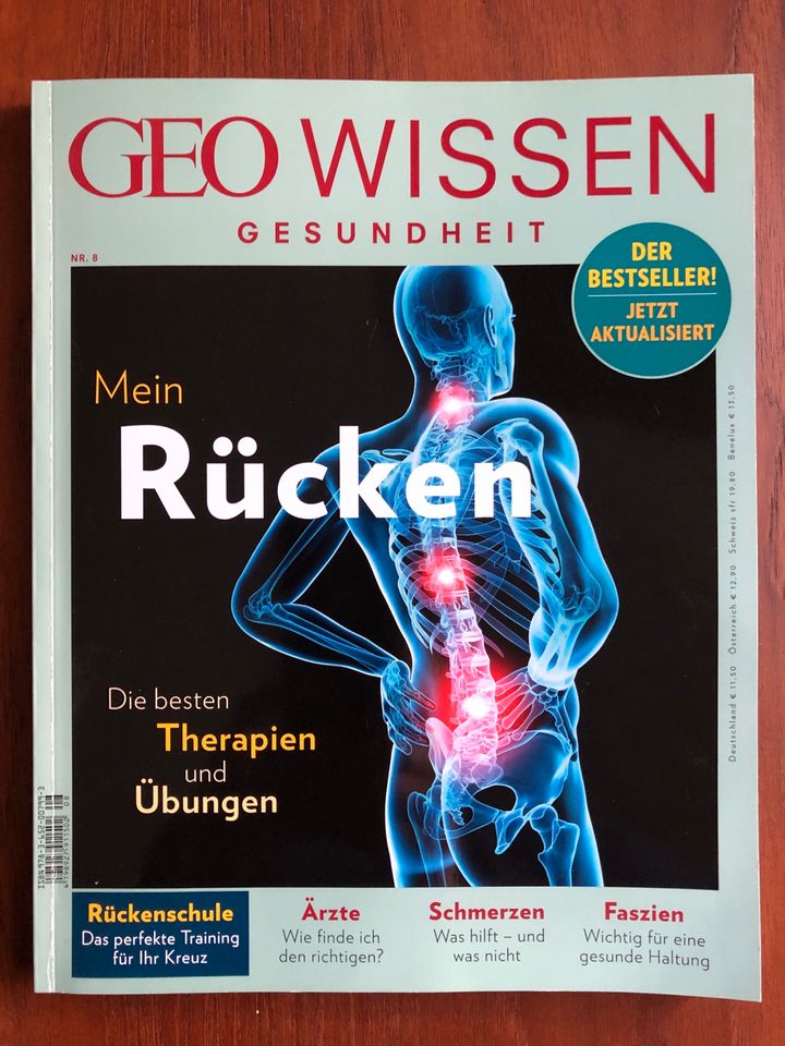 GEO Wissen Gesundheit Mein Rücken / aus 2018 in Frankfurt am Main