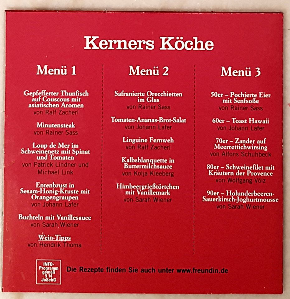 DVD Das Beste aus Italiens Küche. Kochkurs.Sterneköchin C.Poletto in Remshalden