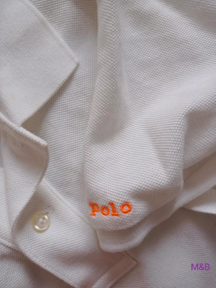 Polo Ralph Lauren kleid Polokleid XL XXL 44  weiss neu in Eisenach