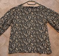 Bluse von Opus Gr.36 schwarz mit kleinen Blümchen Sachsen-Anhalt - Bad Lauchstädt Vorschau