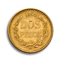 Goldmünze Mexiko 2 Pesos Stuttgart - Feuerbach Vorschau