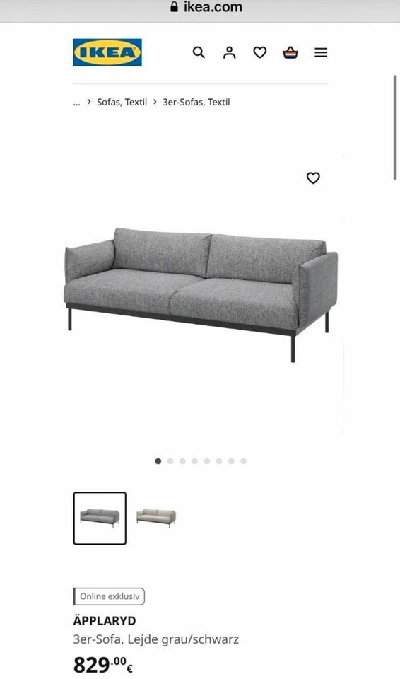 Sofa Äpplaryd IKEA 3er-Sofa in Rommersheim