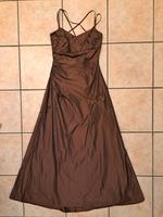 Langes Abendkleid rostbraun mit offenem Rücken, bodenlang Bayern - Buchloe Vorschau